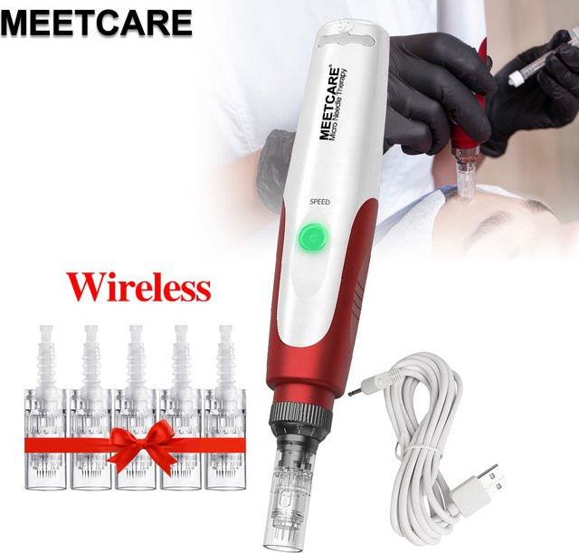 MEETCARE Derma Pen Microneedling-Hautpflegewerkzeug, Unisex - Bild 1