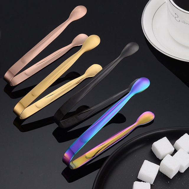 YXYMCF Eisclip aus Edelstahl 304 in Silber, lebensmittelechte Dessertklemme und Weihrauchzange für Bakhoor OUDH, 1 Stück - Bild 1