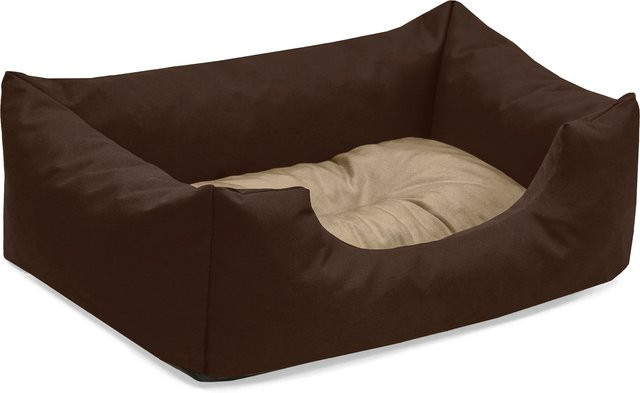 BedDog Hundebett MIMI Hundesofa aus Cordura und Microfaser-Velours in Braun - Bild 1