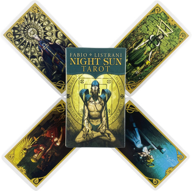 Night Sun Tarot Cards, Oracle, English, Fantasy - Bild 1