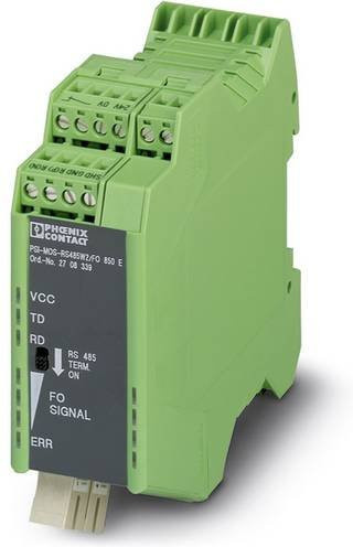 Phoenix Contact LWL-Umsetzer PSI-MOS-RS485W2/FO1300 E LWL-Konverter in Grün - Bild 1