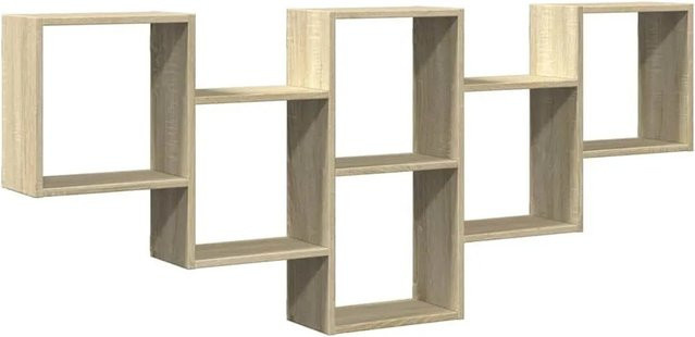 vidaXL Wandregal Cube in Sonoma-Eiche, B/H/T: 159 x 25 x 66 cm - Bild 1