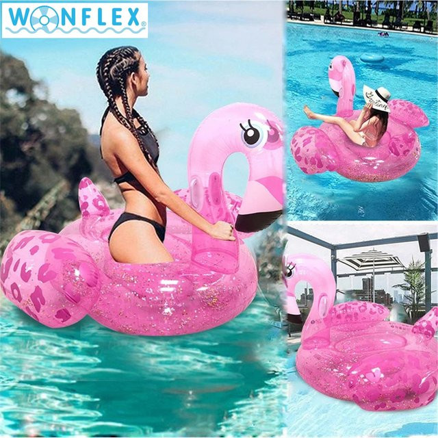 Wonflex Flamingo Schwimmring, Rosa, Kunststoff - Bild 1