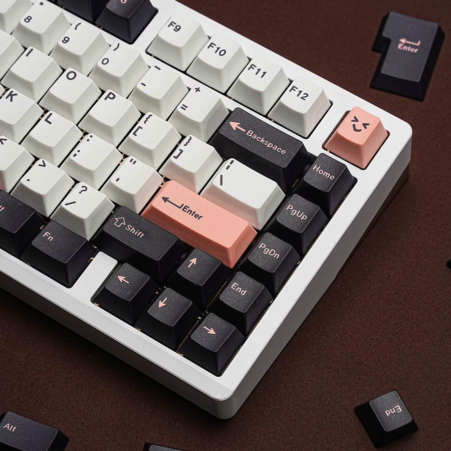 Jaycomia PBT Cherry MX Tastenkappen mit Sublimationsdruck für mechanische Tastaturen in verschiedenen Sprachen wie Deutsch, Französisch, Spanisch, Koreanisch, Hebräisch, Arabisch und Japanisch - Bild 3