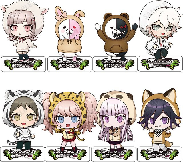 Danganronpa V3 Acryl-Standmodell Figur als Tischständer und Schlüsselanhänger in Multicolour - Bild 1
