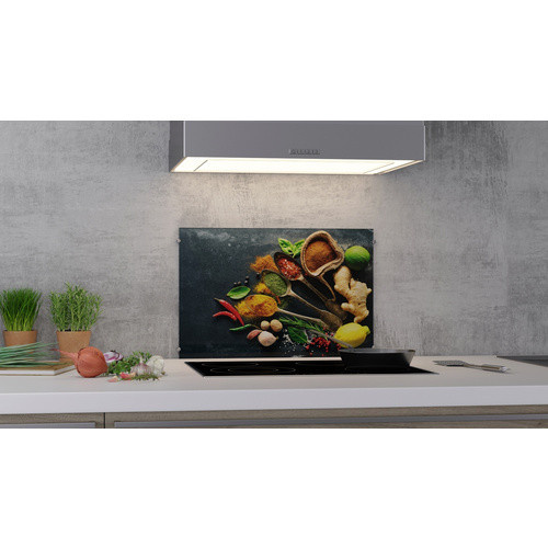 NOVADOORS Glasboard Variety of Spice, mehrfarbig, Glas, rechteckig, B: 60 cm, H: 60 cm - Bild 1