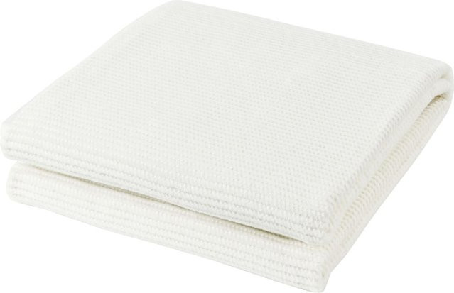 DONE Wohndecke Coco gestreift aus Baumwolle in Weiß und Multicolour - Bild 1