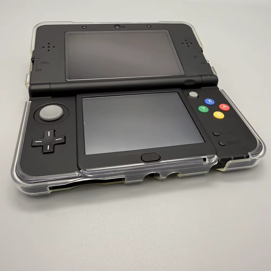 Erilles TPU-Schutzhülle für Nintendo New 3DS in Schwarz und Transparent - Bild 2