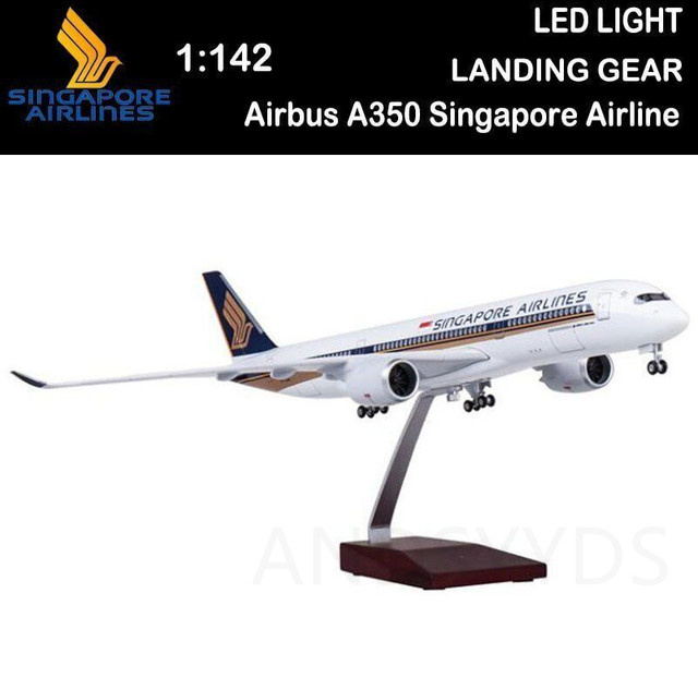 ZOCO Singapore A350 Flugzeug Modell, 1/142 Maßstab, Harz - Bild 1
