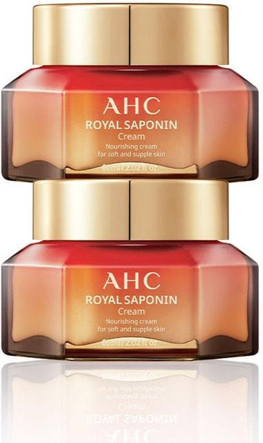 AHC Royal Saponin Creme, 2 x 60 ml, mit Kollagen, für trockene Haut - Bild 1