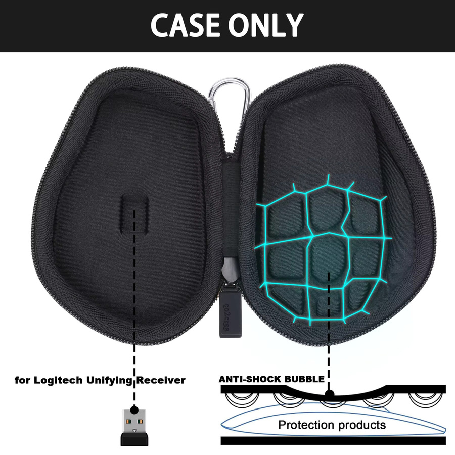 Ersatzgehäuse für Logitech MX Master 3S in Schwarz - Bild 2