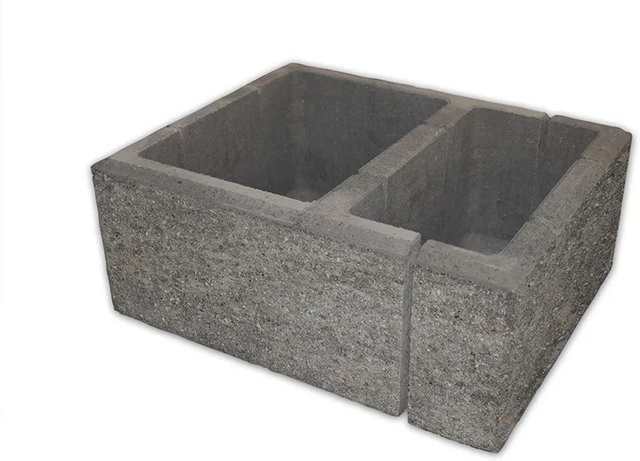 Diephaus Mauerstein Lessia Quarzit B/H/T: 50 x 40 x 20 cm - Bild 1