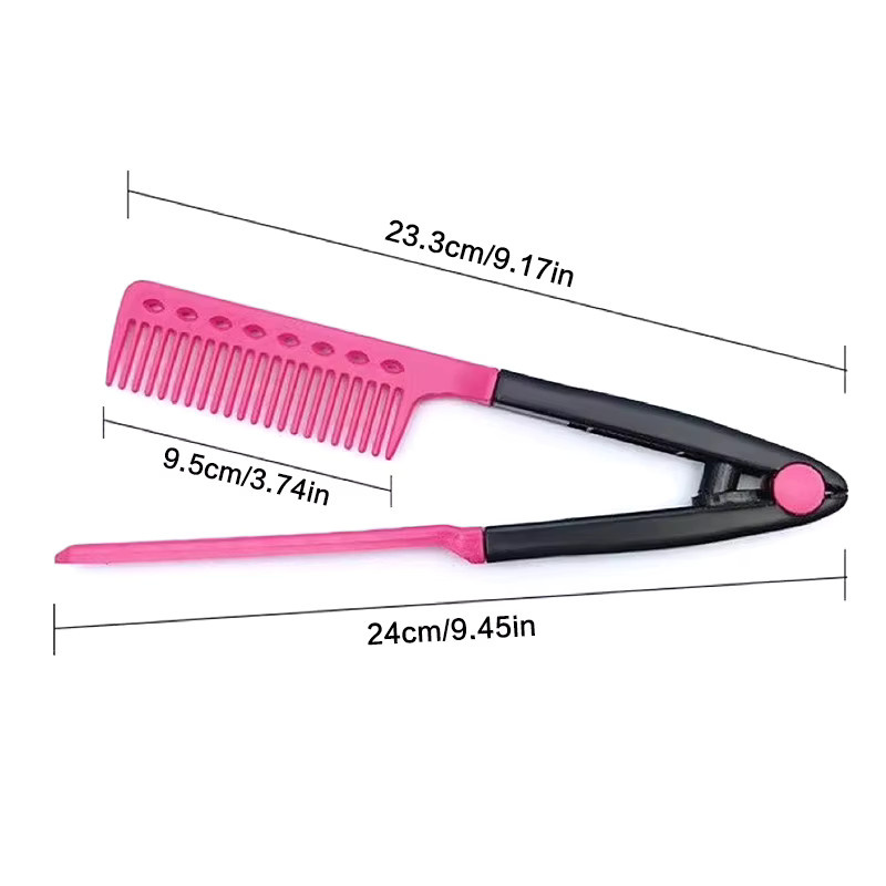 HNKMP Haarglättungsbürste und Lockenkamm, Unisex, für normales Haar - Bild 6