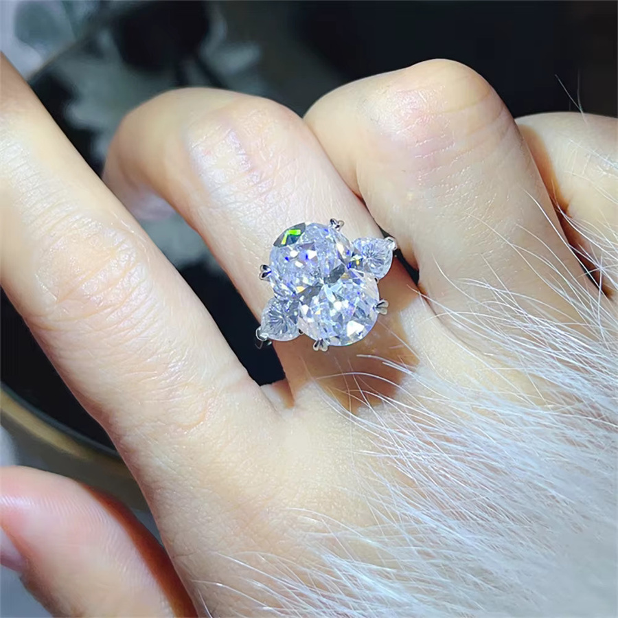 Serenity Day Ring, 925 Silber, Moissanit, Damen und Herren - Bild 3