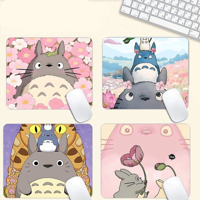 Bandai My Neighbor Totoro Mauspad Multicolor – Niedriges Cartoon-Mauspad für Gaming und Büro - Bild 1
