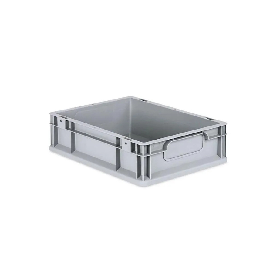 PROREGAL Eurobox Nextgen Economy Transportbox mit Griffen, Grau, H x B x T: 12 x 30 x 40 cm, 11 Liter - Bild 2