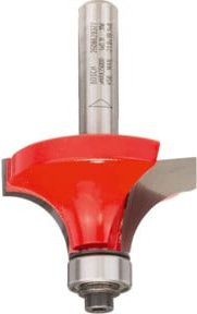 Bosch Expert Abrundfräser für Holz in Rot, Durchmesser: 38,1 mm, Schnittbreite: 12,7 mm, Durchmesser: 8 mm, Gesamtlänge: 61 mm - Bild 1
