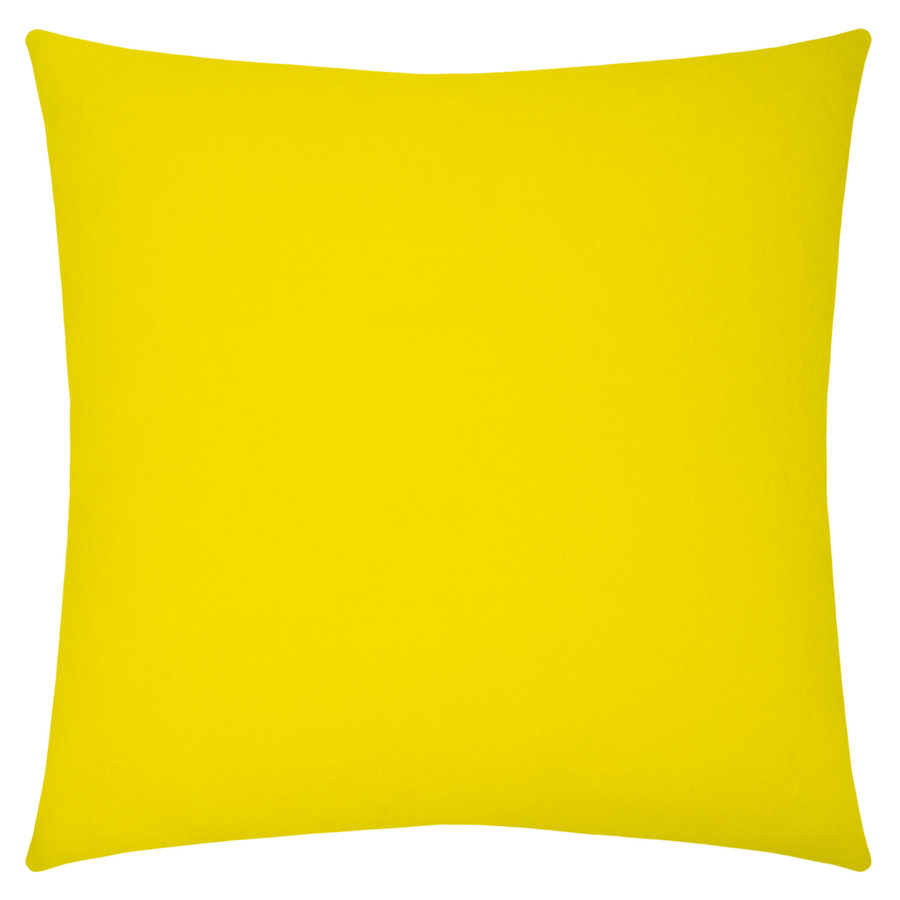 Zoeppritz Soft-Fleece Kissenhülle Gelb, B/T/H: 40 x 40 x 40 cm - Bild 1