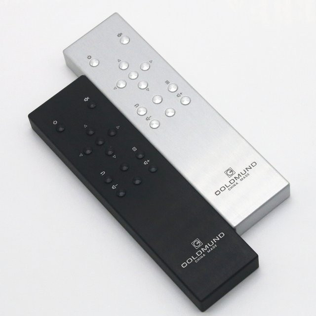 Cary HiFi-Fernbedienung aus Vollaluminium für Audio-Vorverstärker Cary-SLP90, JC-2, Cary AE-1 und JP200 in Schwarz oder Silber - Bild 1