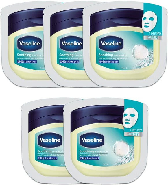 Vaseline Panthenol Tuchmaske, 23 ml, für empfindliche Haut - Bild 1