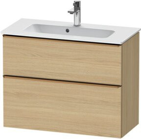 Duravit Waschtischunterschrank D-Neo Compact beige, wandhängend, B: 81 cm, T: 37,2 cm, H: 62,5 cm - Bild 1