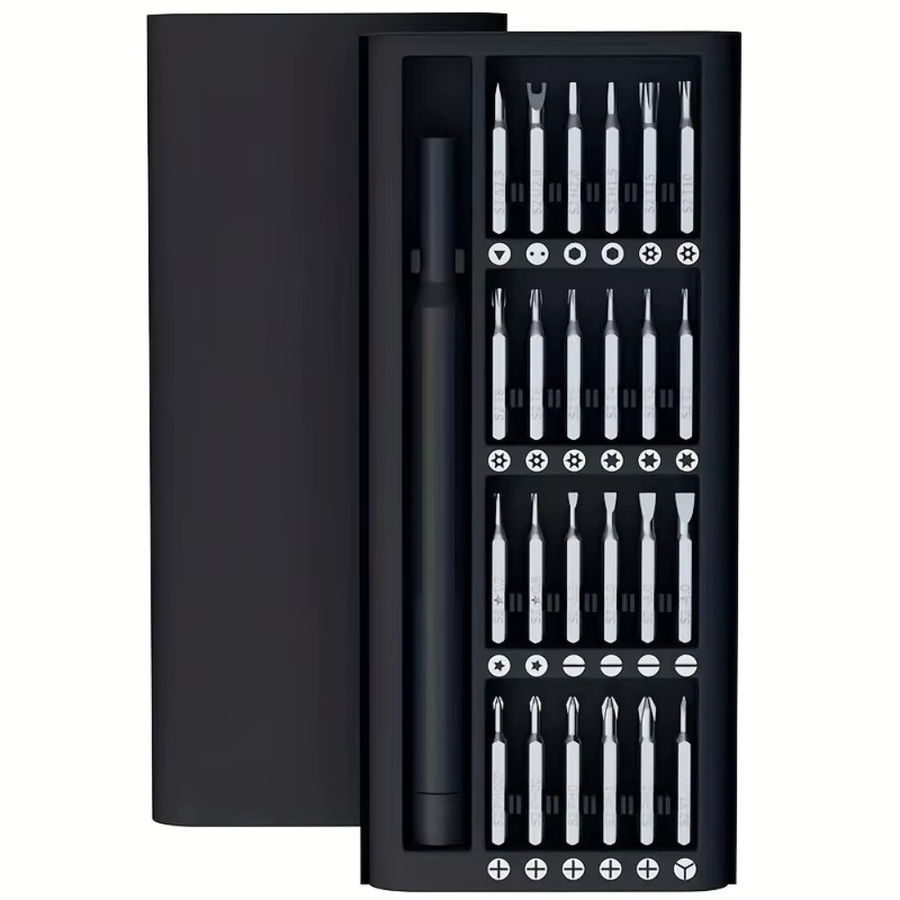 51-in-1 Präzisions-Schraubendreher-Set Multitool mit verschiedenen Bits für die Demontage von Mobiltelefonen und Tablets aus robustem Kunststoff - Bild 4