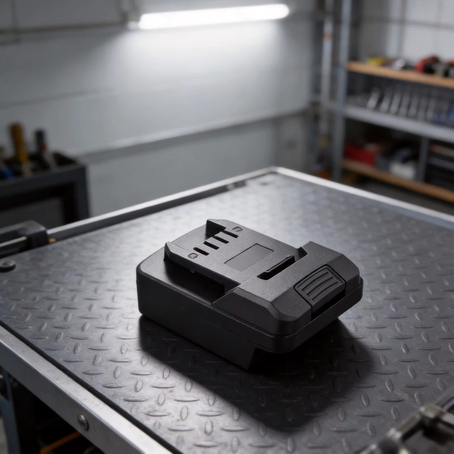 Worx Batterieadapter-Konverter für PARKSIDE X20V Elektrowerkzeuge in Schwarz - Bild 2
