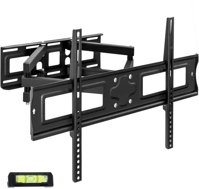 tectake TV Wandhalterung für 32 bis 100 Zoll, ausziehbar, Schwarz, Max. VESA 600 x 400 mm, B/T/H: 52 x 65 x 40 cm - Bild 1