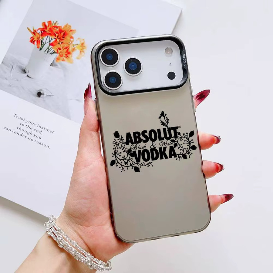 Absolut Vodka Fishion Handyhülle für iPhone 11 bis 17 Pro Max Plus, bunt plattiert, rutschfest und Anti-Fingerabdruck - Bild 4