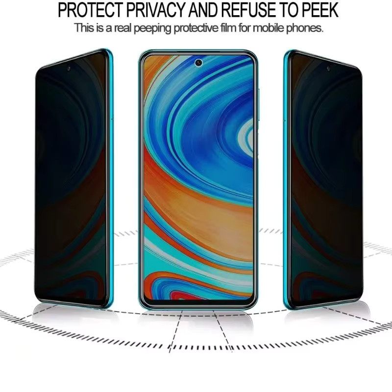 Anti-Spionage Schutzglas für ZTE BLADE V80 und V70 Vita Design Max Privatsphäre Displayschutzfolie - Bild 5