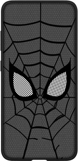 Handyhülle Spider Man Wallpaper für Samsung Galaxy S25 S24 S23 S22 Ultra FE Plus und weitere Modelle, Farbe: Multicolour/Grau - Bild 1