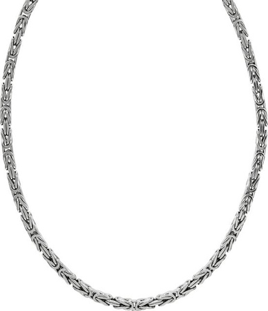 Zeeme Halskette, 925 Silber, 4 mm breit, Unisex