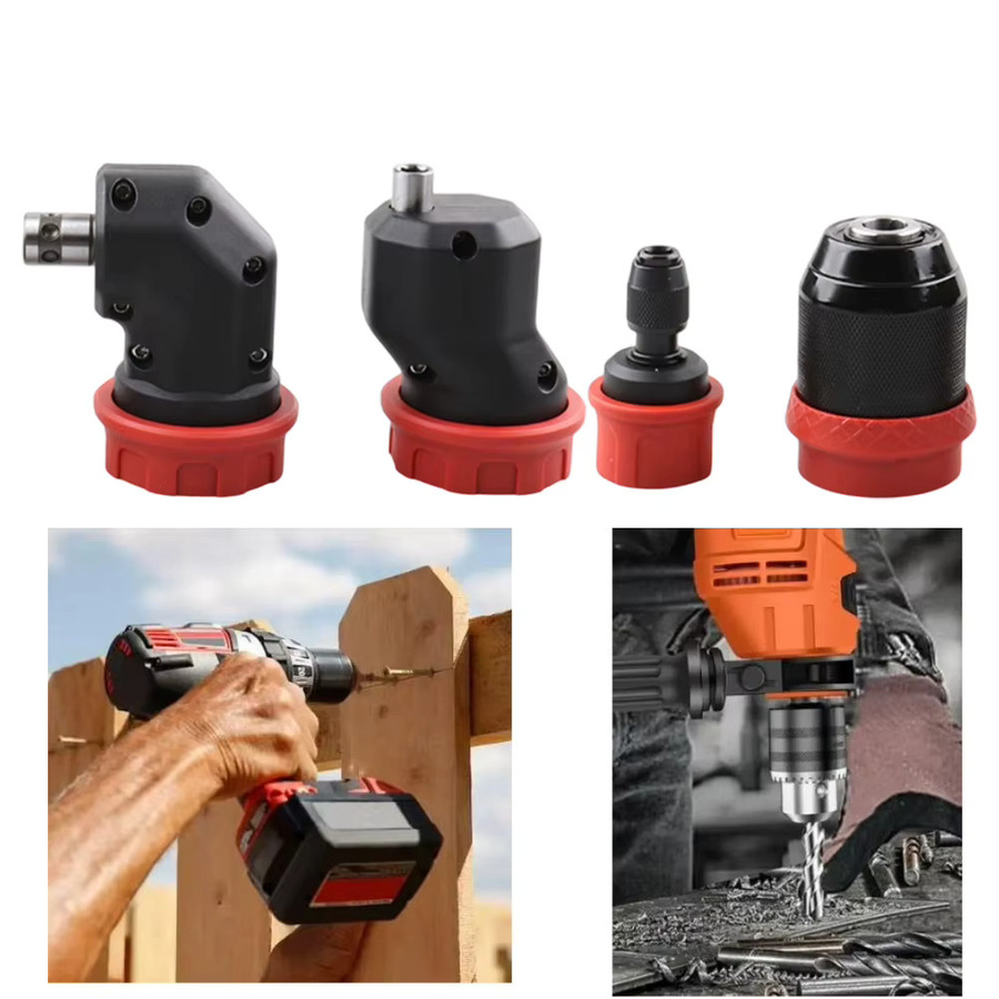 DAZZLEEX Elektrisches Bohrfutter für 6,35 mm Bits, bürstenlos und wiederaufladbar, Schwarz - Bild 4