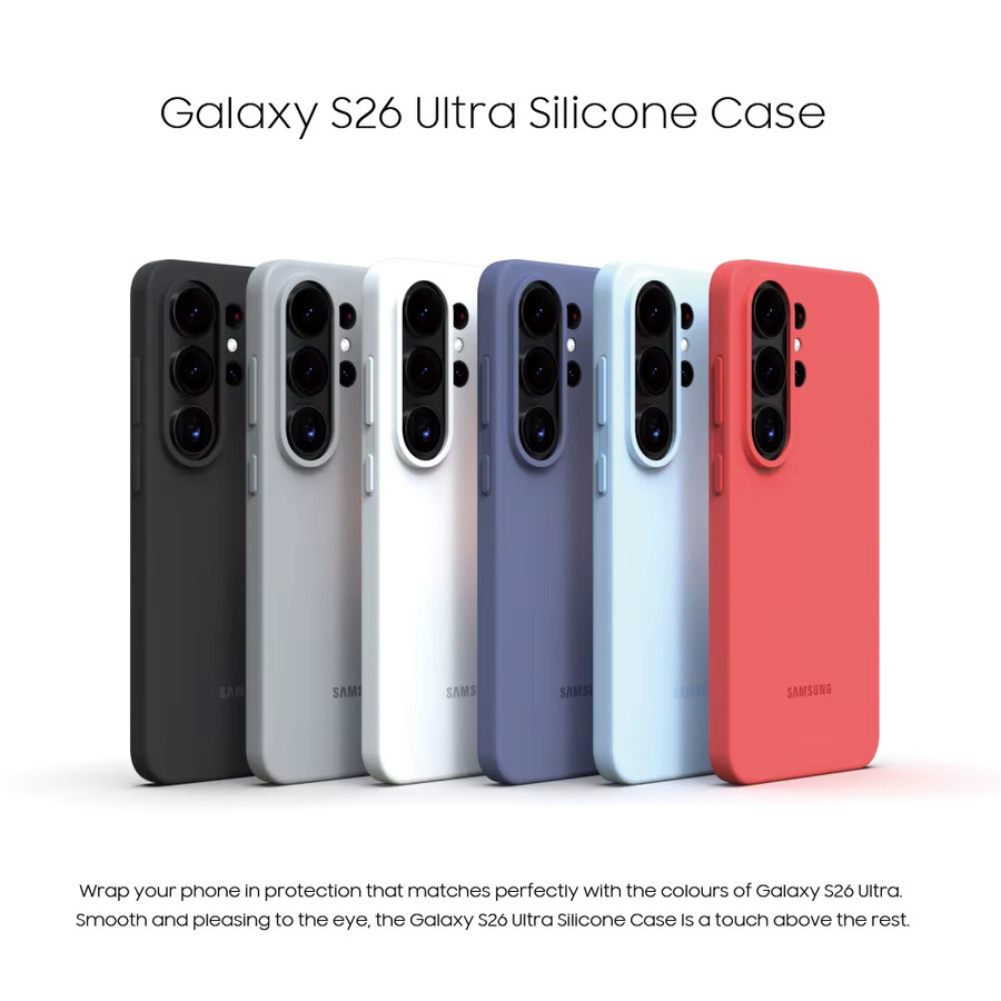 Samsung Galaxy S26 Ultra Silikonhülle in Blau - Bild 3