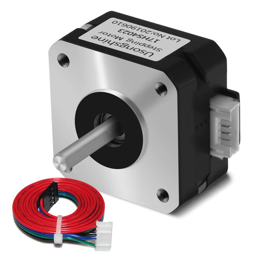 17HS4023 Nema17 Schrittmotor für Titan Extruder, 4-Leiter 42mm Motor in Schwarz, passend für TT-5,5 Graviermaschinen und 3D-Drucker - Bild 3