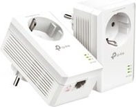 TP-Link TL-PA7017P AV1000 Gigabit Passthrough Powerline Starter Kit mit 4 Ethernet-Adaptern in Weiß - Bild 1