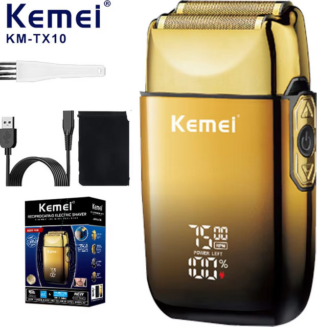 Kemei TX10 Elektrorasierer, Herren, Haar- und Bartschneider - Bild 1