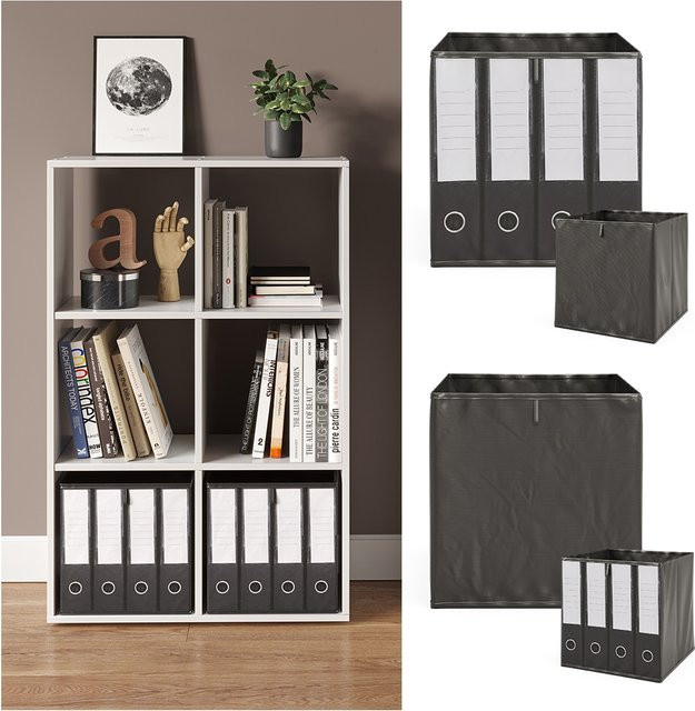 Vicco Cube Würfelregal Standregal in Weiß mit 6 Fächern als moderner Raumteiler für dein Wohnzimmer - Bild 1