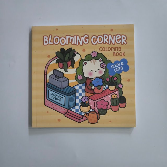 Malbuch für Erwachsene Blühende Ecke in Multicolour - Bild 1