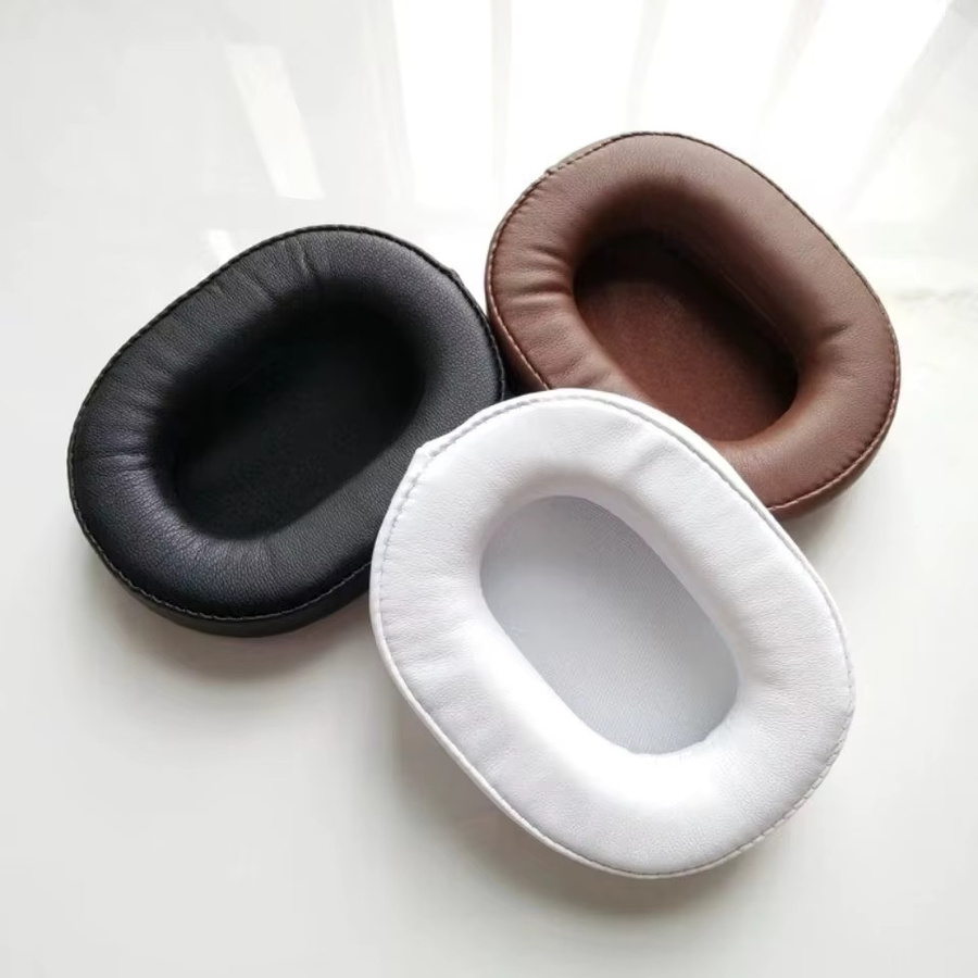 Ersatz-Ohrpolster aus Proteinleder für Audio Technica ATH MSR7 M50X M40X SX1 in Braun und Multicolour - Bild 2