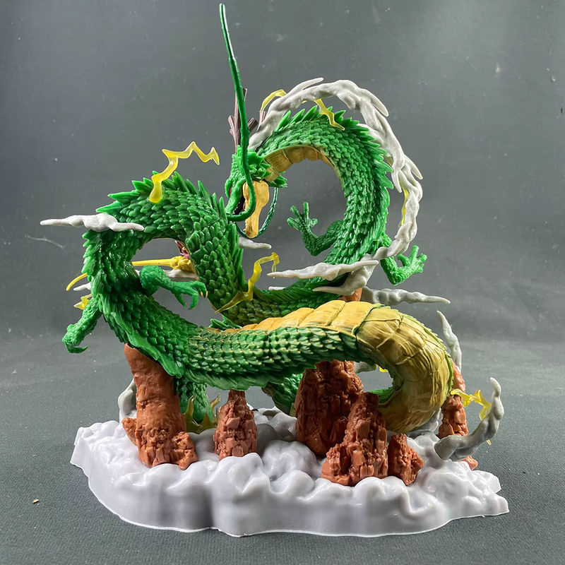 Bandai Dragon Ball Z Anime Sammelfiguren Set mit Shenron und Kind Goku aus Kunststoff, mehrfarbig, Höhe: 20,5 cm - Bild 4