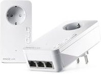 Devolo Magic 2 LAN triple Starter Kit Powerline Adapter in Weiß mit 2400 Mbit/s und Ethernet/LAN - Bild 1