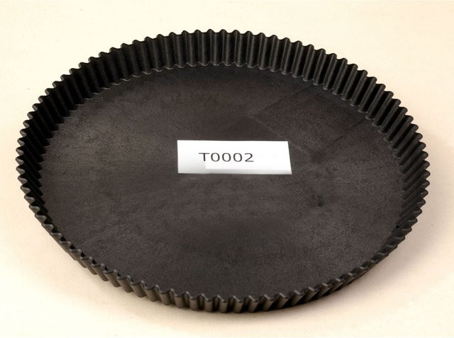 Scaritech Küchenform Tart Tin, 5er Pack, Schwarz, Rund, Durchmesser: 29,5 cm, Silikon mit Antihaftbeschichtung - Bild 1