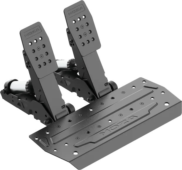 Moza SRP2 Racing Pedals Pedalset für SimRacing in Schwarz - Bild 1