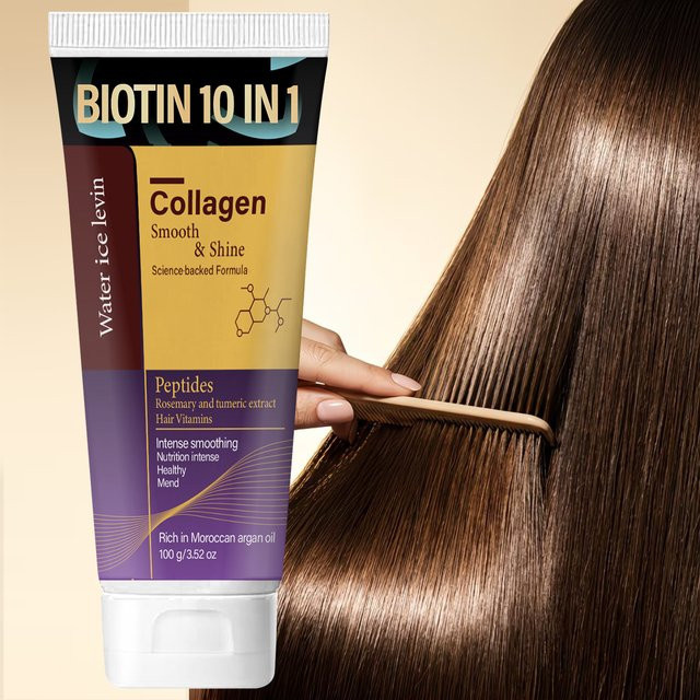 Water Ice Levin Haarmaske mit Keratin & Kollagen, Unisex - Bild 1