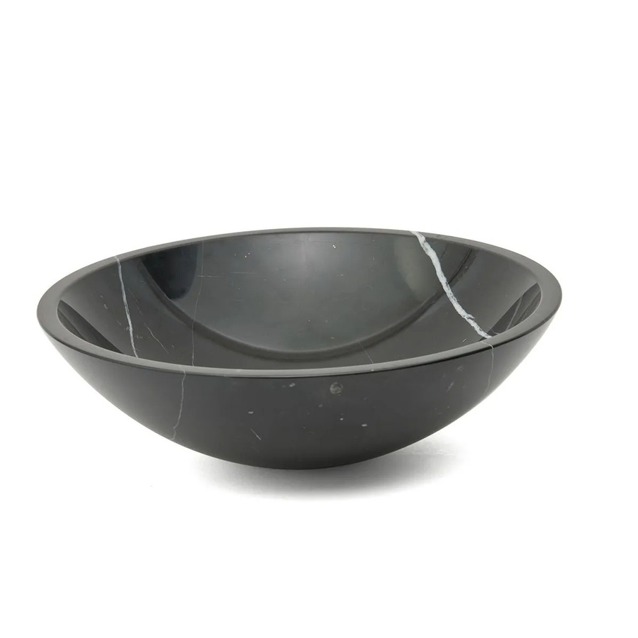 Swiss Aqua Technologies Aufsatzwaschbecken Waschschale aus Naturstein in Schwarz, B/T: 43 x 43 cm, Höhe: 13,5 cm - Bild 2