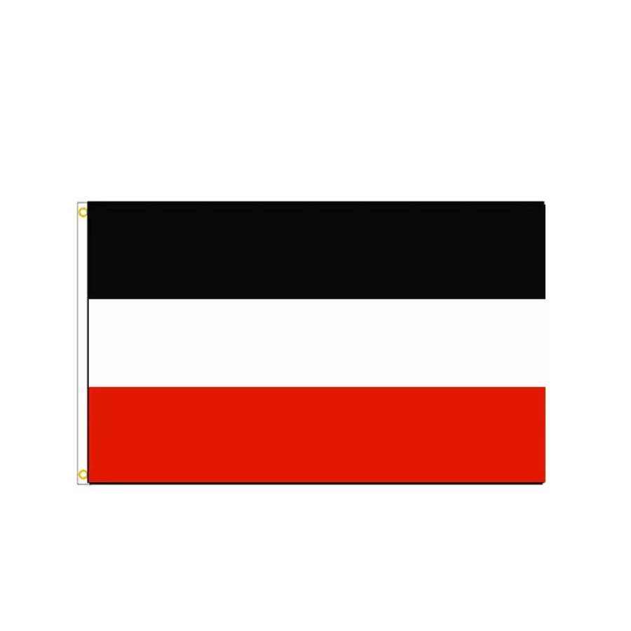 Langlebiges Polyester Outdoor-Banner Schwarz-Weiß-Rot gestreift als hängende Dekoration für Garten, Wand oder Terrasse - Bild 2