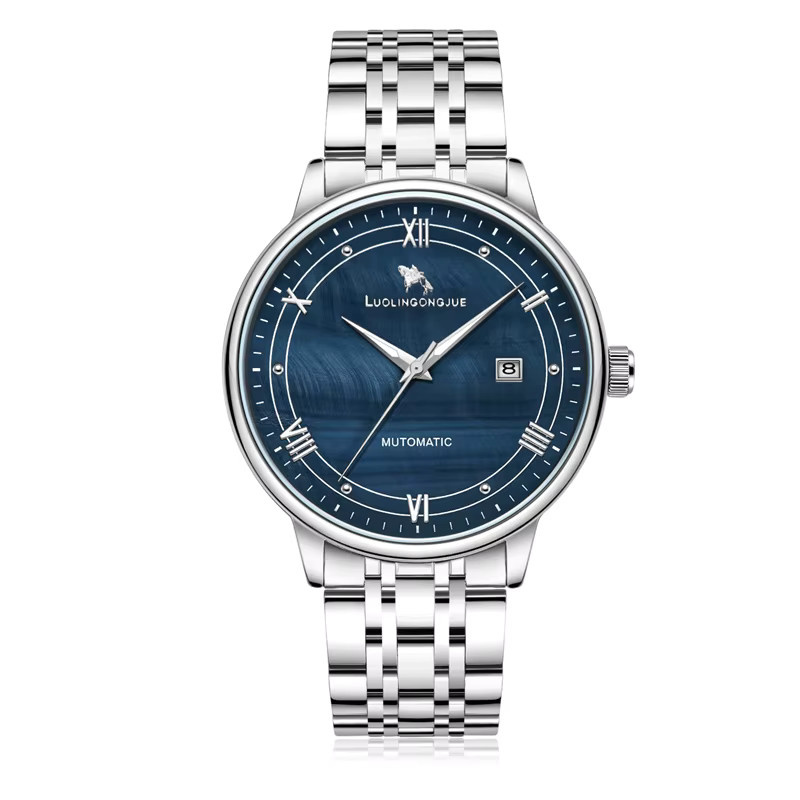 LUOLINGONGJUE Armbanduhr Automatik, Edelstahlarmband, Herren - Bild 4