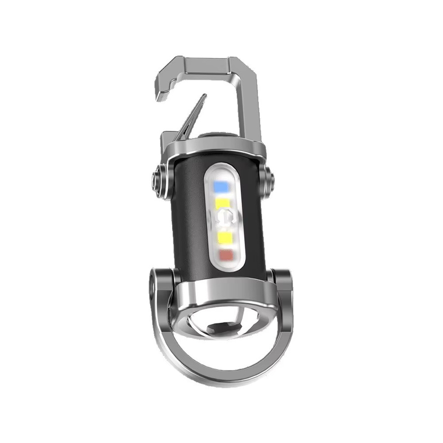 ATUOTIN COB-LED-Schlüsselanhänger-Taschenlampe, USB wiederaufladbare Multifunktions-Taschenlampe für Notfälle und Camping - Bild 2