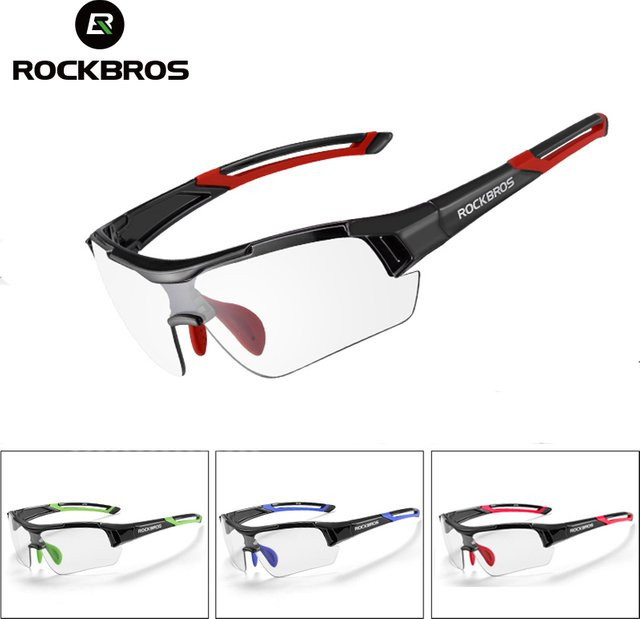 ROCKBROS Sportsonnenbrille, black, Kunststoff, selbsttönend - Bild 1
